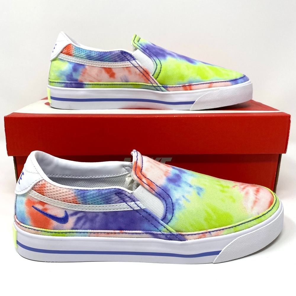 Nike Court Legacy Slip On Tie Dye Women’s Sneakers